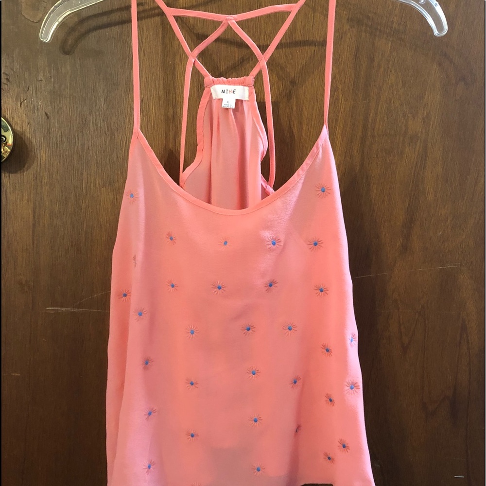Pink tank top
